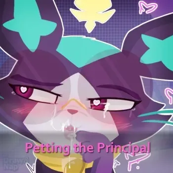 Petting the Principal [draw&nap] manga cover