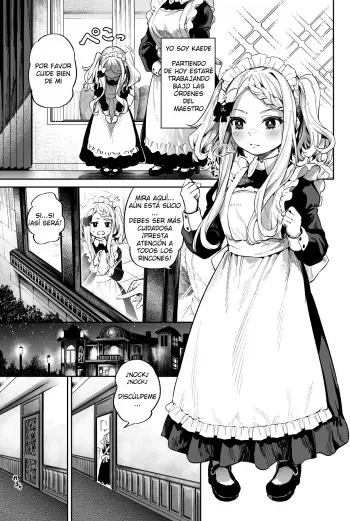[Ooban Yaki] Onaho Gakari no Loli Maid | Masturbator's Loli Maid [Spanish] manga cover