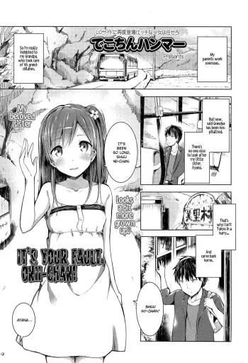 Oniichan no Sei Dakara ne!! | It's Your Fault, Onii-chan! manga cover