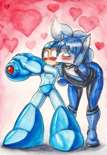 [SoulEaterSaku90] Megaman x Krystal (Star Fox) manga cover