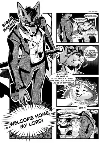 [Miyufatfox] The Baron X the Maid manga cover