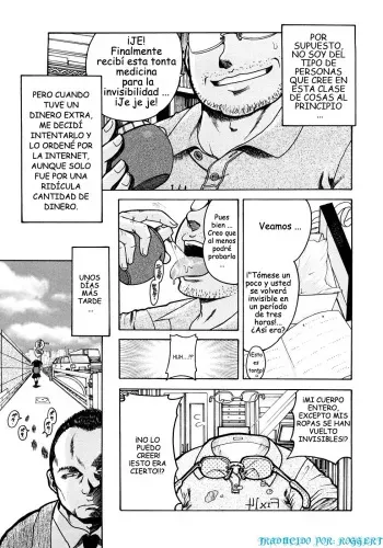 El Hombre Invisible manga cover