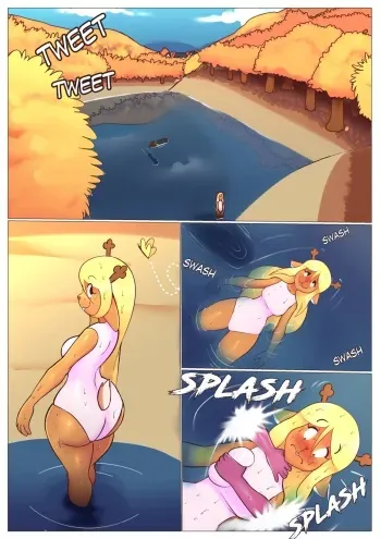[Asmo18mas] Summer in Home Town (Deltarune) manga cover