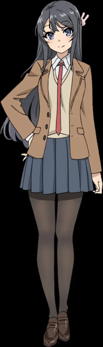 Sakurajima Mai screenshots (Seishun Buta Yarou wa Bunny Girl Senpai no Yume wo Minai) (1080p) manga cover