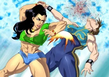 [VanBrand] Laura Matsuda Story Outfit vs Chun-Li Alpha (Street Fighter V) manga cover