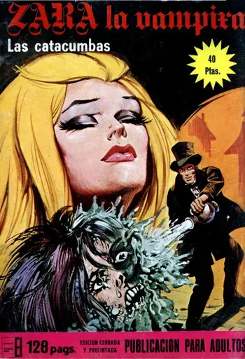 Zara la Vampira #19 (Las catacumbas) [Spanish] manga cover
