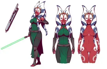[Dave Cheung] Togruta OCs - Belinda Taas & Hana (Star Wars) manga cover