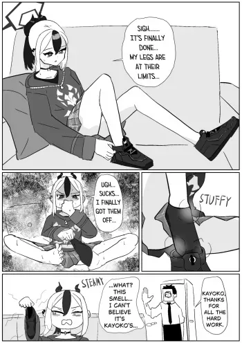 Massaging Kayoko's After-mission Stinky Feet manga cover