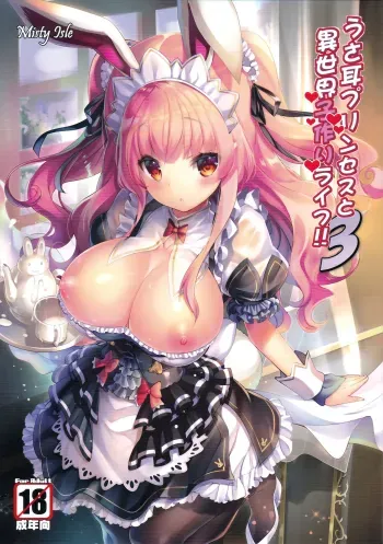 Usamimi Princess to Isekai Kozukuri Life!! 3 manga cover