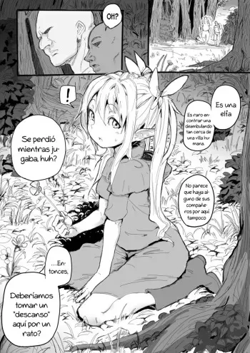 [Danrenji] Elf no Youjo ga Itanode Mechakucha Yatta Hanashi [Spanish] [NovaScans] [Decensored] manga cover
