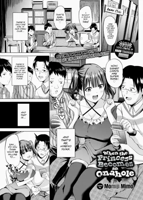 When the Princess Becomes an Onahole manga cover