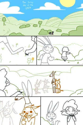 [The Weaver] The Sunny Day on the Farm manga cover