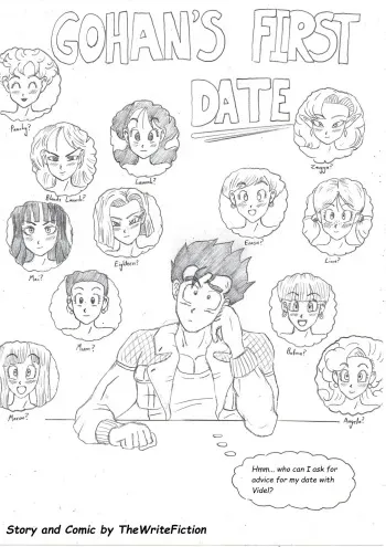 [TheWriteFiction] Gohan's First Date (Dragonball Z) [English] manga cover