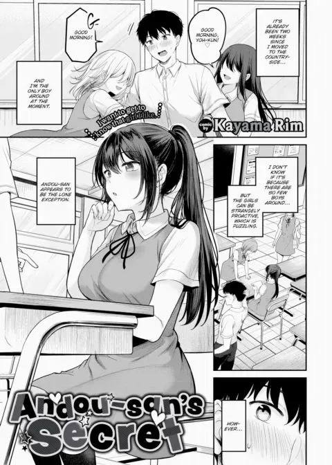Andou-san's Secret manga cover