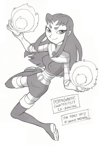 [Union Of The Snake (Shinda Mane)] Psychosomatic Counterfeit Ex: Blackfire (Teen Titans) manga cover