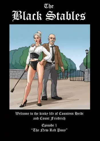 The Black Stables (Nillsson BDSM Artwork) AI x4 & Art & CG restoration manga cover