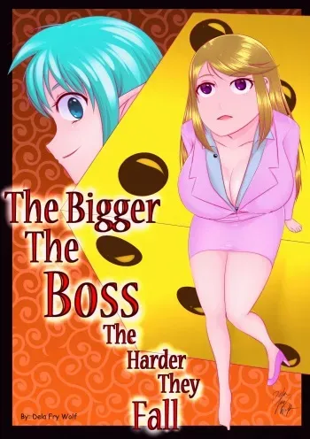The Bigger the Boss: The Harder They Fall Uncensored manga cover