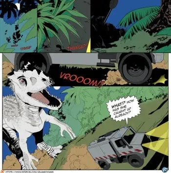[QuangDoann] Curious Blue (Jurassic World) manga cover