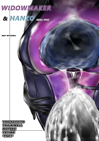 Widowmaker & Hanzo Skull Fuck manga cover