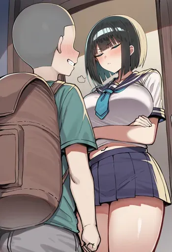 [gumiii] Pervert Brat vs. Black-Haired Bob-cut Girl ③ [AI Generated] manga cover