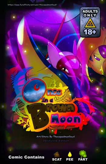 [thecapedmanlloyd] Once in a Brown Moon manga cover