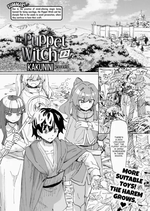 The Puppet Witch #2 manga cover