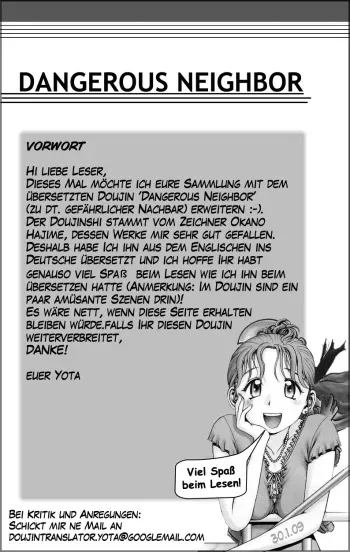 [Okano Hajime] Kikenna Rinjin | Dangerous Neighbor (Onee-san ga... Shite Ageru) [German] [Yota] manga cover