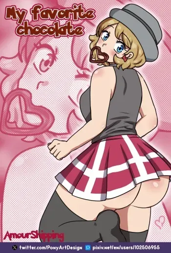 AmourShipping: My favorite chocolate! Serena X Ash manga cover