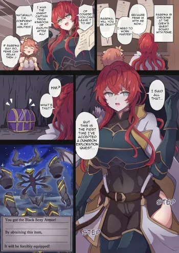 Ecchi na Yoroi wo Kyōsei Sōchakusareru Saburina | Sabrina is Forced to Wear Sexy Armor manga cover