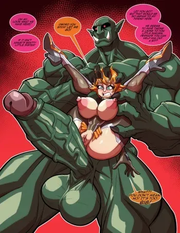 [Fontez] Oboro's orc friend (Taimanin Asagi: Battle Arena) manga cover