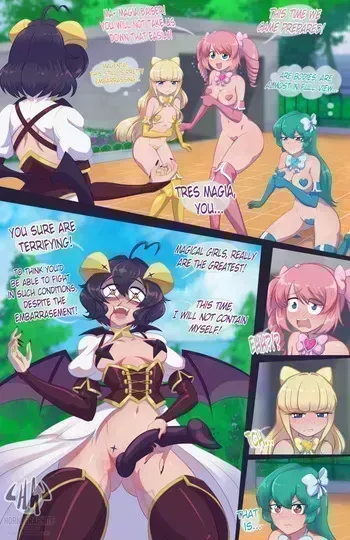 [HornyGraphite] Magia Baiser x Tres Magia manga cover