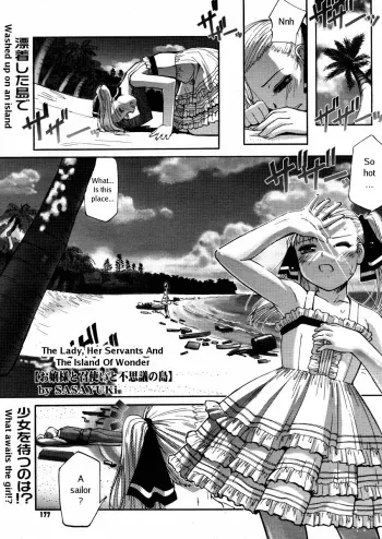 The Lady Her Servants and the Island of Wonder manga cover