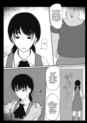 Mitaka Asa has a physical relationship with a fat teacher manga cover