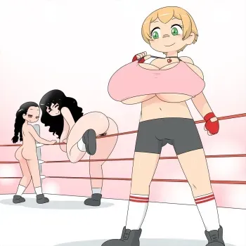 [Big Bomber] Honey vs Erotic mother and daughter & Erotic wrestling manga cover