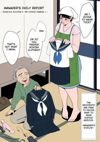 Kanrinin no Gyoumu Nippou ~ A-Tou 204-Goushitsu Inamura Yoshizou-san | Manager's Daily Report - Room 204, Building A, Mr. Kichizo Inamura manga cover