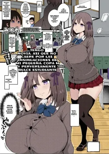 [Mizore] Kanojo ga Iru no de Jaaku na Teishinchou M Cup Amaama Ijiwaru Oshiego no Yuuwaku ni wa Makemasen. (COMIC Shingeki 2021-09) [Spanish] [Neko-sensei] [Colorized] [Digital] manga cover