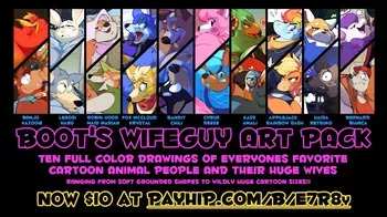 BOOT'S WIFEGUY ARTPACK manga cover