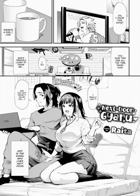 Next-Door Gyaru manga cover