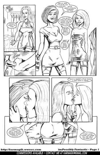 [Karmagik] imPossibly Fantastic (Kim Possible, Fantastic Four) manga cover