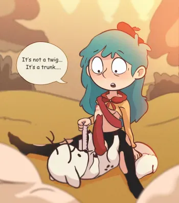 [goatwithsauce] That's a Tree Trunk (Hilda) manga cover
