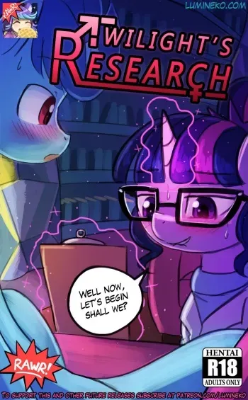 (Lumineko) Twilight's Research (My little pony) manga cover