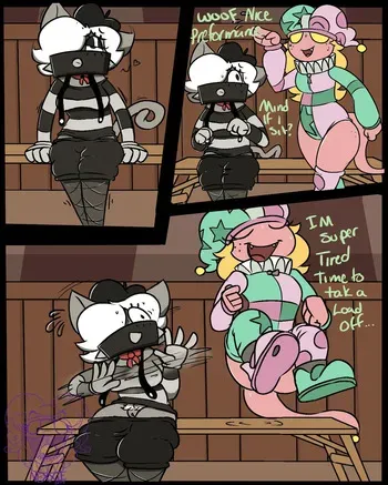 [NexxieTheJester] Mime and a Hard Seat manga cover