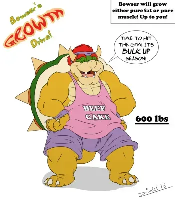 [Juano] Bowser's GROWTH Drive! (FAT) manga cover
