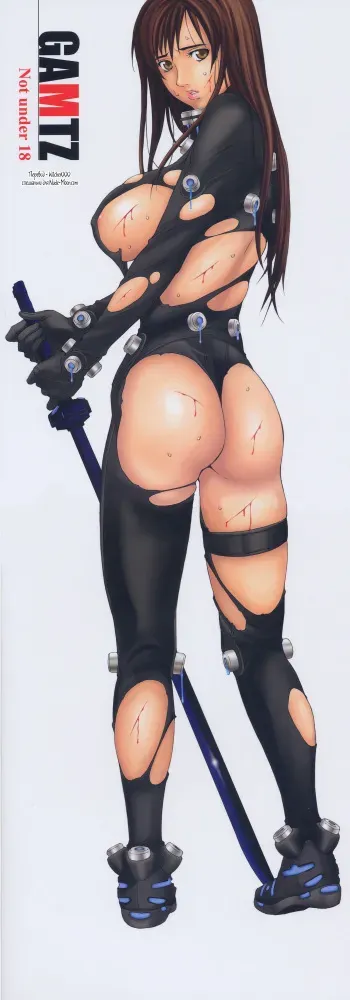 (C69) [M (Amano Ameno)] GAMTZ (GANTZ) [Russian] [Witcher000] manga cover