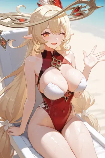 Ankake Nameko アリス Alice 水着 141枚 [AI Generated] manga cover