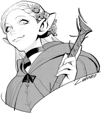 [Cranneo] Sweet Nectar (Dungeon Meshi) manga cover