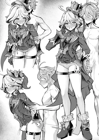 [Shiro Paka] Furina-chan to Ecchi na Koto o Suru (Genshin Impact) manga cover