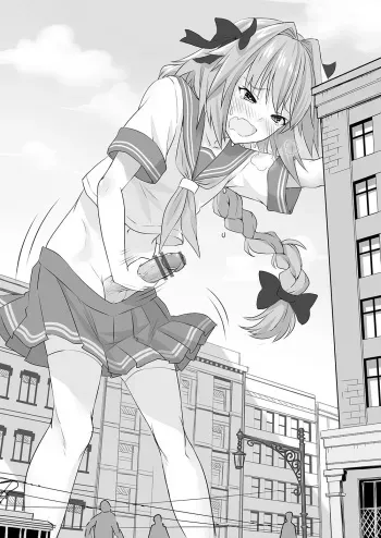 [Kuro Oolong] Kyodaika Saserarete Reiju de Ecchi na Koto o Saserareru Astolfo-kun (Fate/Grand Order) manga cover