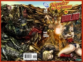 Wonder Woman vs Warlord manga cover