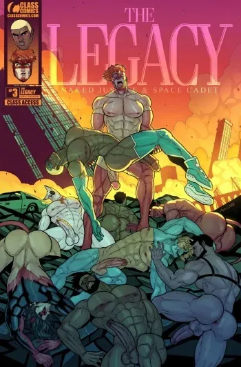 The Legacy 3: Naked Justice and Space Cadet manga cover